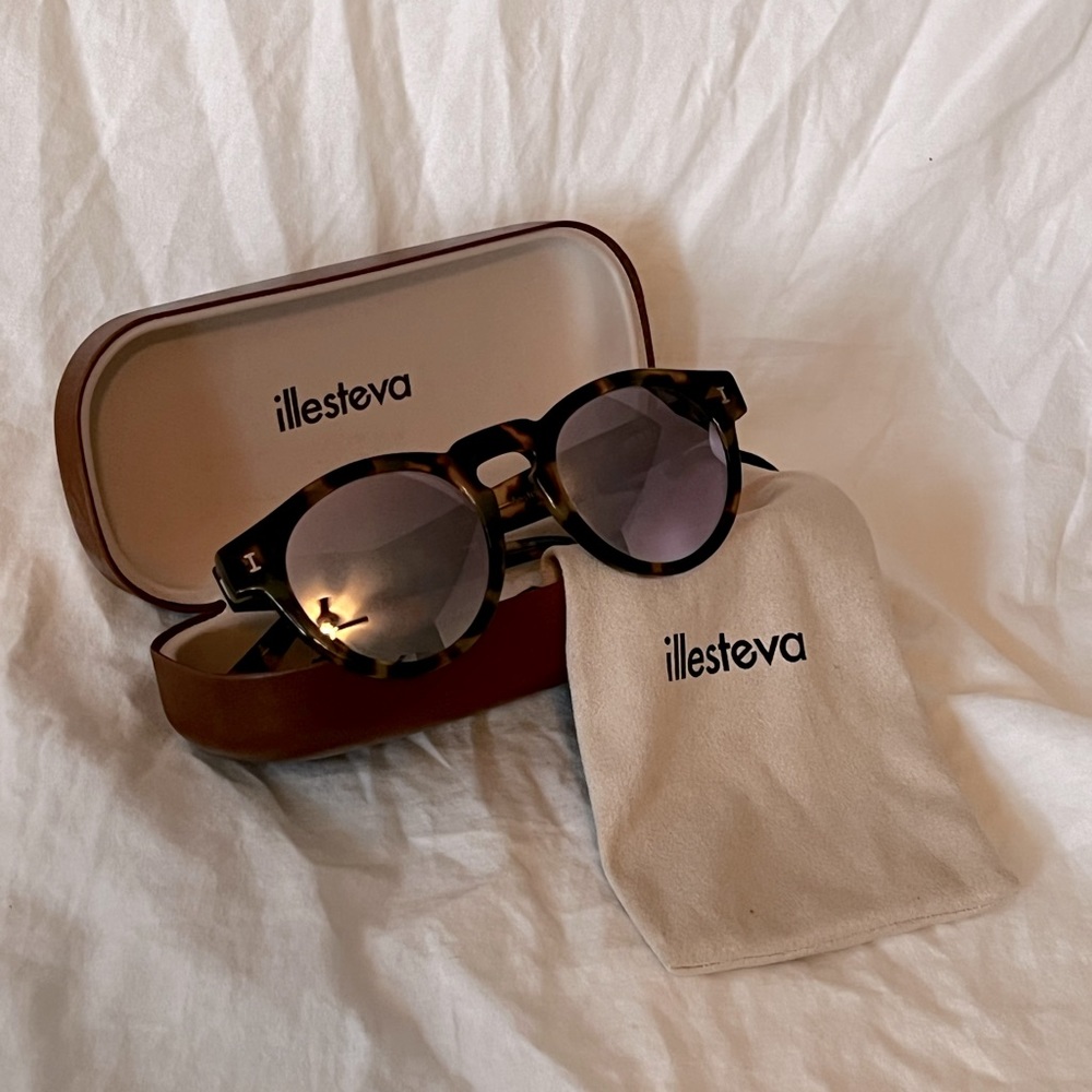 Illesteva One Point One Sunglasses Tortoise - Kristin Cavallari Style